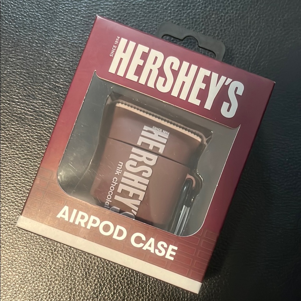 🍫 Hershey's Brown AirPod Case Generation 1 & 2 NIB